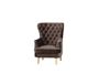 Picture of ELISA CHAIR - Velluto Luxe' Chocolate Velvet