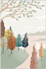 Picture of Scandi Trees | Framed Wall Art