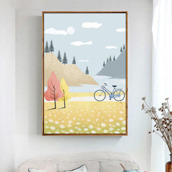 Picture of Scandi Bike | Framed Wall Art