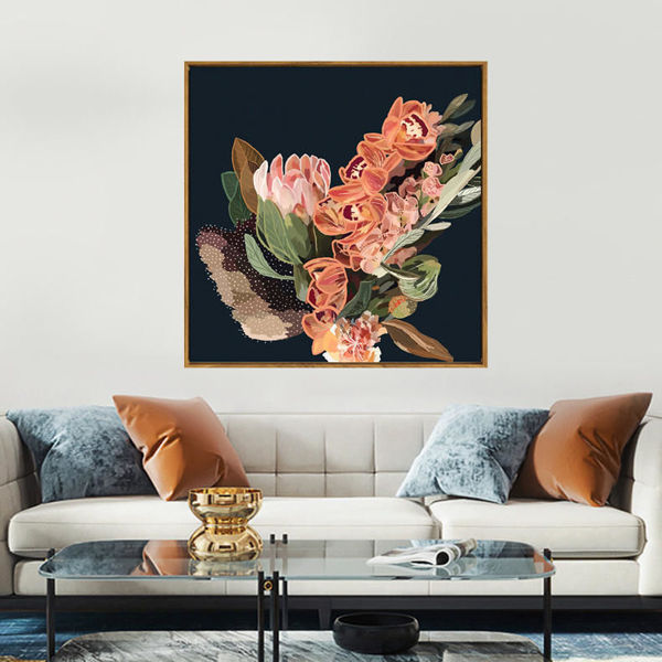 Picture of Orchid Bouquet with Banksia | Framed Wall Art