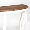 Picture of Regency Antique White Half Round Console
