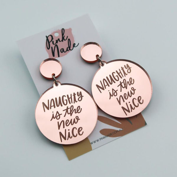 Picture of Christmas Bauble Rose Gold Mirror | Pink Nade