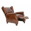 Grampians Aged Leather Reclining Chair - Tan
