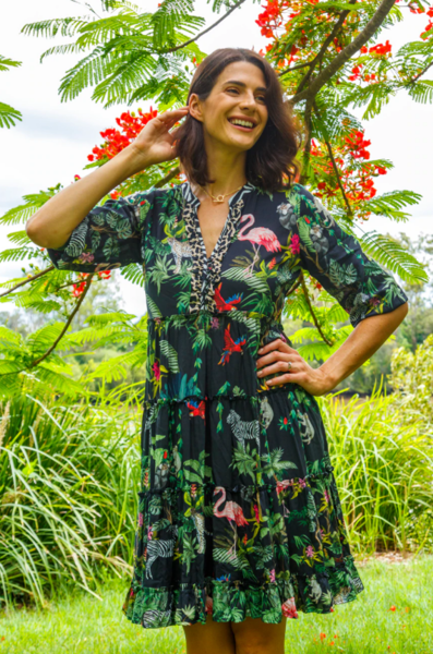 Jungle Tiered Dress | Lula Life