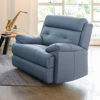 Barron Leather Lounge Suite | Electric 3 + 2 With End Recliners 