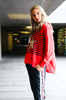 Zara Gold Star With Stripes Sweater - Poppy | 3rd Story