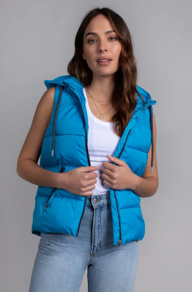 Spring Puffer Vest - Electric Blue | The Hut
