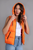 Picture of Spring Puffer Vest - Tangerine | The Hut