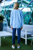 Aura 6X Star On Sleeves Sweaters - Clear Sky | 3rd Story