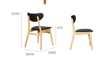Faulkland Dining Chair - Natural | Solid Rubberwood