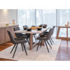 Bari 7 Pce Dining Suite | Cement Top/Acacia Frame