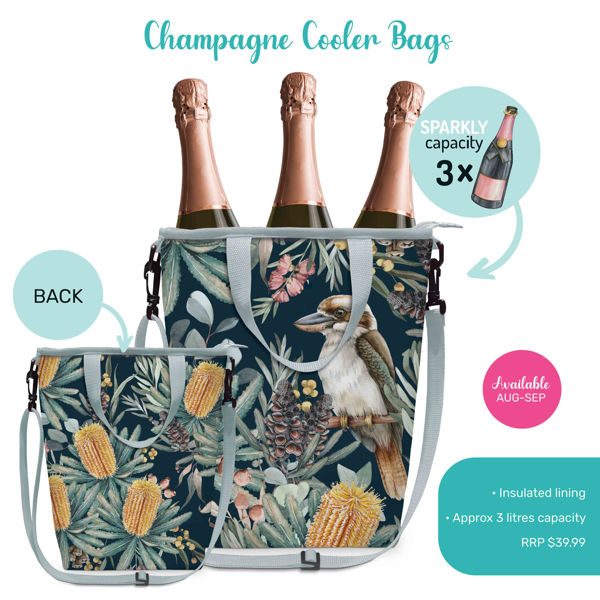 Champagne Cooler Bag - Kooky | Lisa Pollock