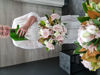 Burgundy Pink & White Bouquet | Bridesmaids-copy