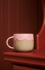 Breakfast In Bed Scallop Mug - Raspberry | Robert Gordon