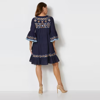 Lulu Long Sleeve Dress - Nomad Embroidery | Naudic