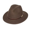 Patterson Fedora  (57cm) - Chocolate | Evoke