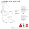 Lexus Executive High Back Chair | Black