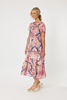 Newport Printed Dress - Coral | Gordon Smith