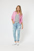 Maggie Denim Jacket - Flamingo | Threadz