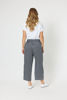 Stripe Wide Leg Pant - Navy | Threadz