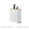 Plantation Collection - 4 Drawer Chest  | Online Only