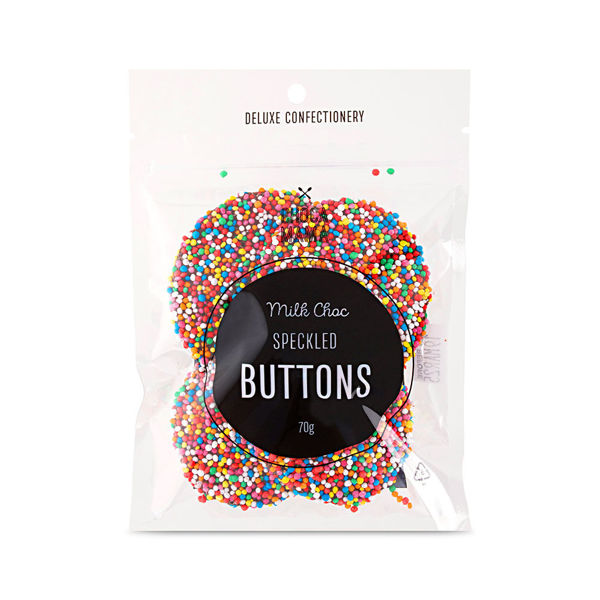 Milk Chocolate Freckled Buttons 70g | Chocamama