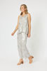 Champagne Foil Wide Leg Pant - Champagne | Hammock & Vine