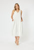 Emanuella Sleeveless Dress - White | Hammock & Vine