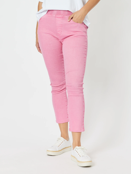 Bella Stretch Jean - Pink | Threadz