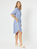 Summer Stripe Dress - Blue | Threadz