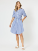 Summer Stripe Dress - Blue | Threadz