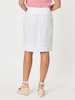 Ruffle Hem Skirt - White | Gordon Smith