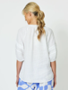 Diana Detail Sleeve Top - White  | Gordon Smith