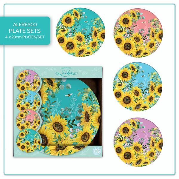 Alfresco Plate Set  - Bee Sunny | Lisa Pollock