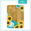 Bamboo Affirmation Plaque - Bee Sunny/Thankyou  | Lisa Pollock