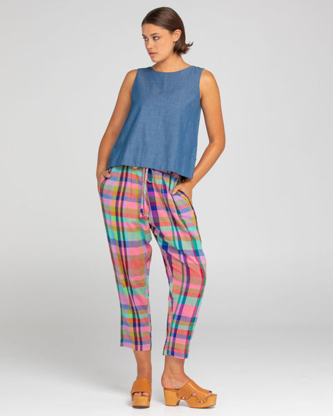 Kelsey Pant - Riley Check | Boom Shanker