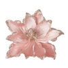 Clip on Magnolia - Sheer Pink Glitter | 25 x 25 x 6.5