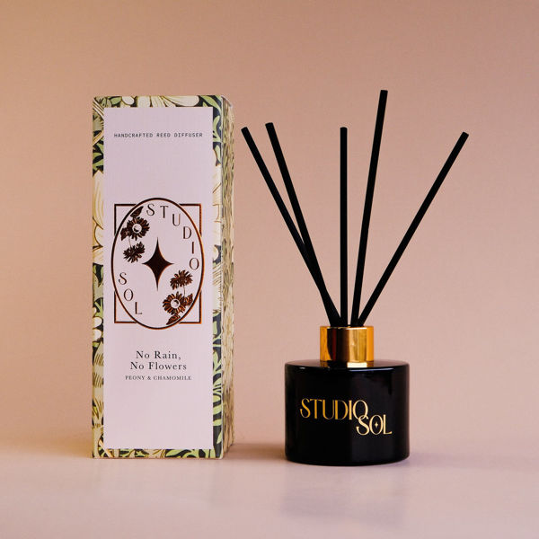 No Rain, No Flowers Diffuser - Peony + Camomile | Studio Sol