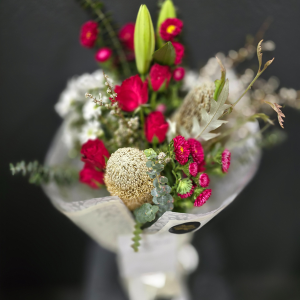 Christmas Themed Bouquet | Native & Seasonal Mix