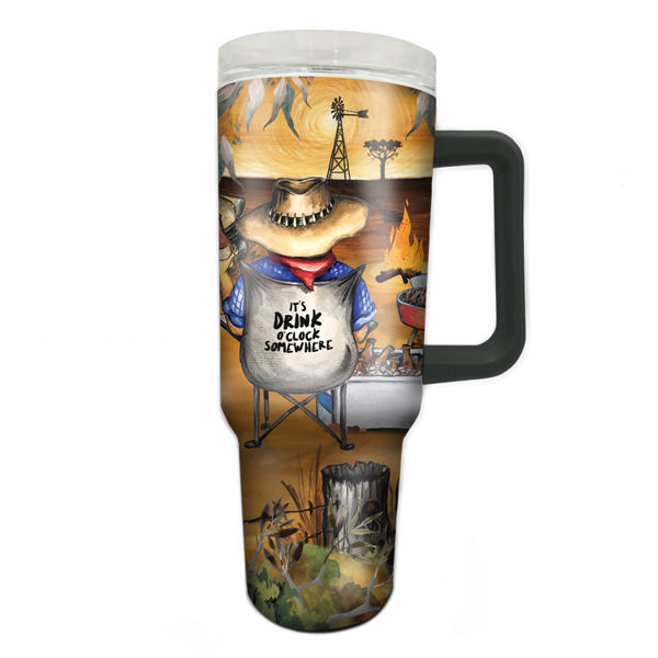 1.2L Big Guy Double Walled Mug - Campfire Beers | Lisa Pollock