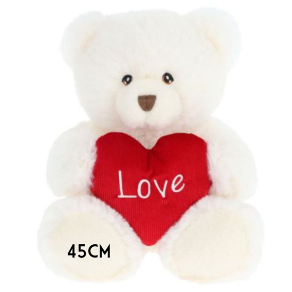 Harry Love Bear - 45cm  | Cream Sitting