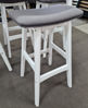 Gangnam Breaky Bar & Stools- White | Ash Veneer & Rubberwood