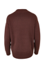 Cotton Mock Turtle Knit - Chocolate | LD+C Knitwear