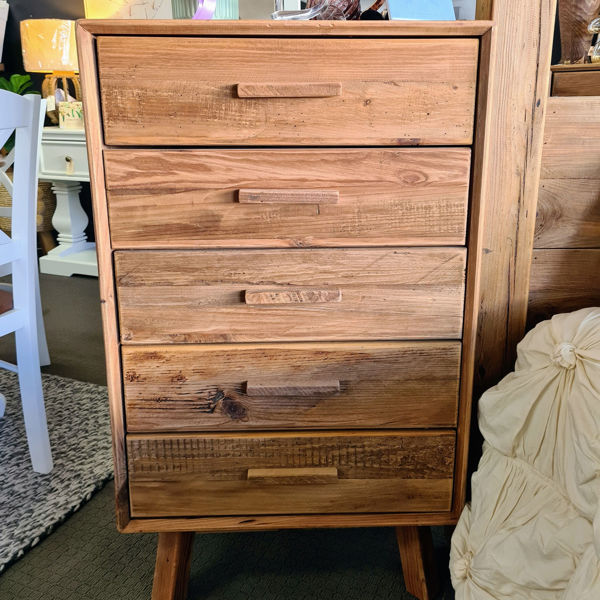Norfolk 6 Drawer Chest - Recylced Timber | Tradway