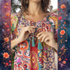Francesca Top - Print | Escape by QC