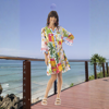 Erica Dress Tiered Frill Hem - Print | Escape by QC