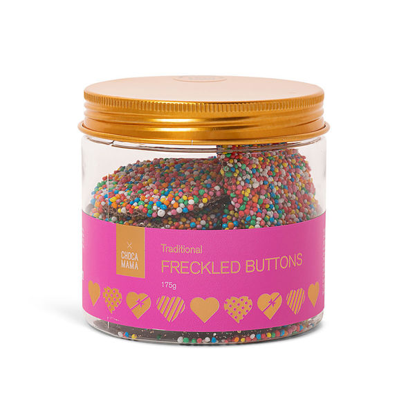 Freckled Buttons Tub - 175g | Chocamama