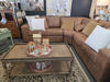 Piazza Corner Lounge - 2 Seater + Corner + 2 Seater | Warwick Eastwood Tan Fabric