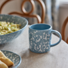 Speckle Light Blue/White Mug | Madras Link