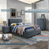 Byron Queen Bed Frame | Fabric